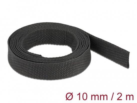 10 Feet Of 9/64" ID (3.5mm) Black Heat Shrink Tubing - 2:1 Ratio, Polyolefin, 10" Pieces