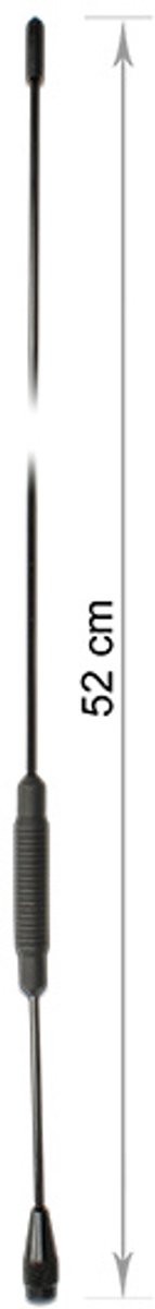 Delock TETRA BOS Antenna 380 - 410 MHz M6 Inner thread 2.5 dBi 51.8 cm omnidirectional fixed screw mounting outdoor black