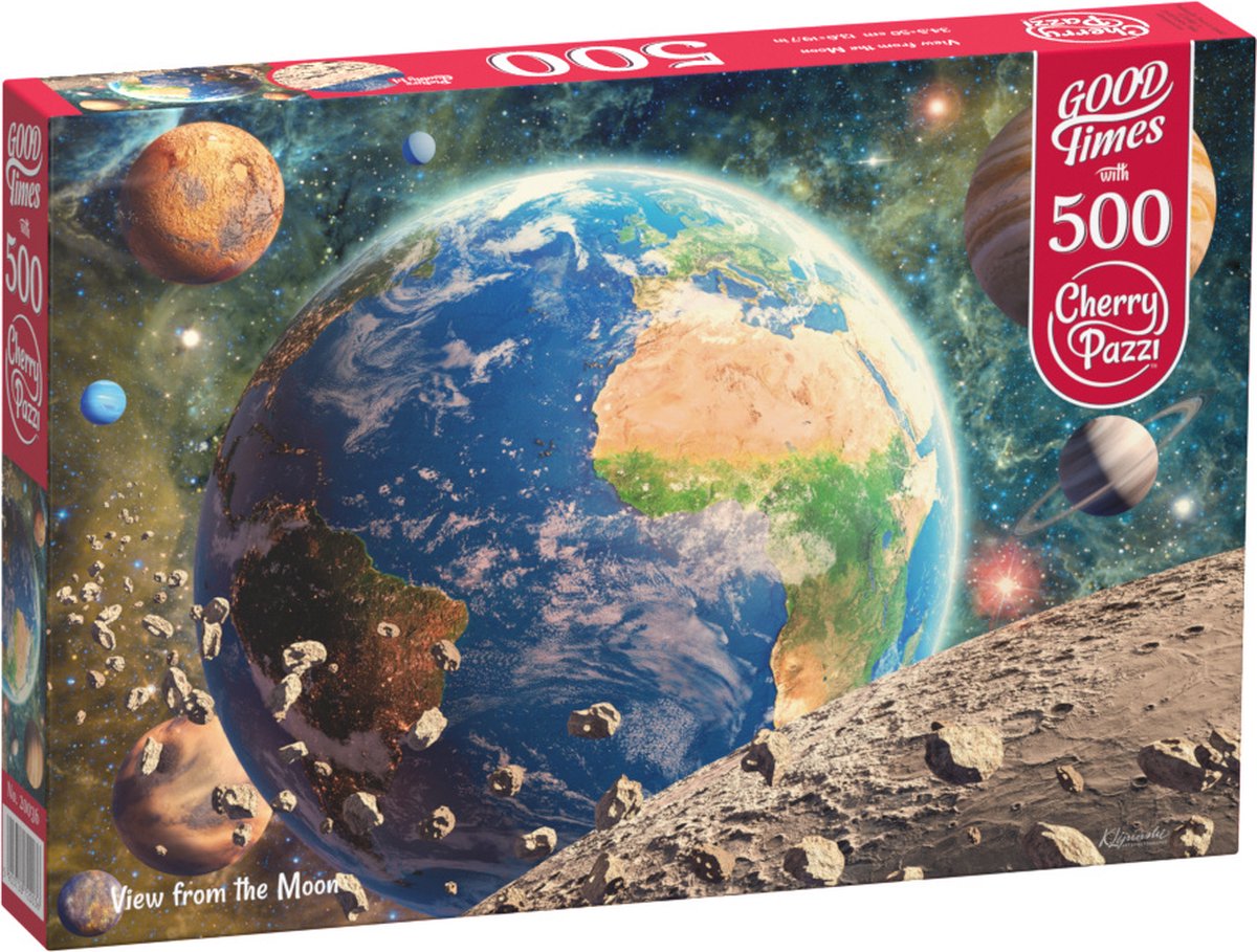 View from the Moon Puzzel 500 Stukjes