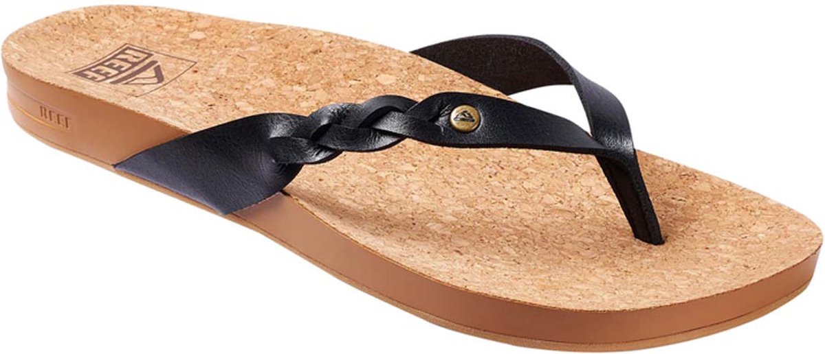 Reef Cushion Court Teenslippers Twistblack Zwart