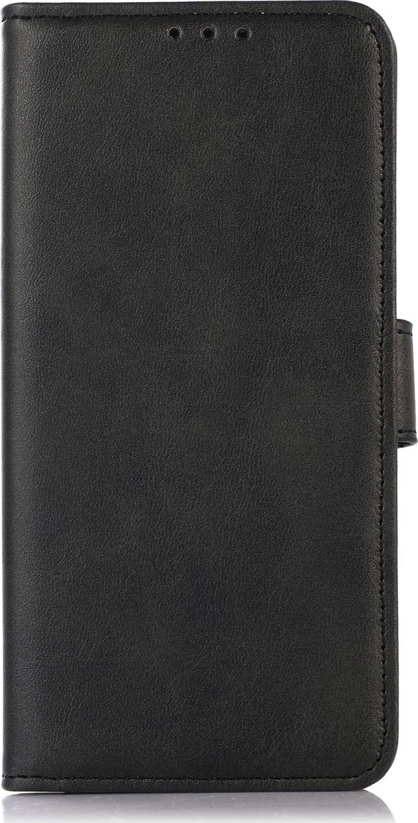 Mobigear Telefoonhoesje geschikt voor Samsung Galaxy A56 Hoesje | Mobigear Wallet Bookcase Portemonnee | Pasjeshouder voor 3 Pasjes | Telefoonhoesje voor Pinpas / OV Kaart / Rijbewijs - Zwart