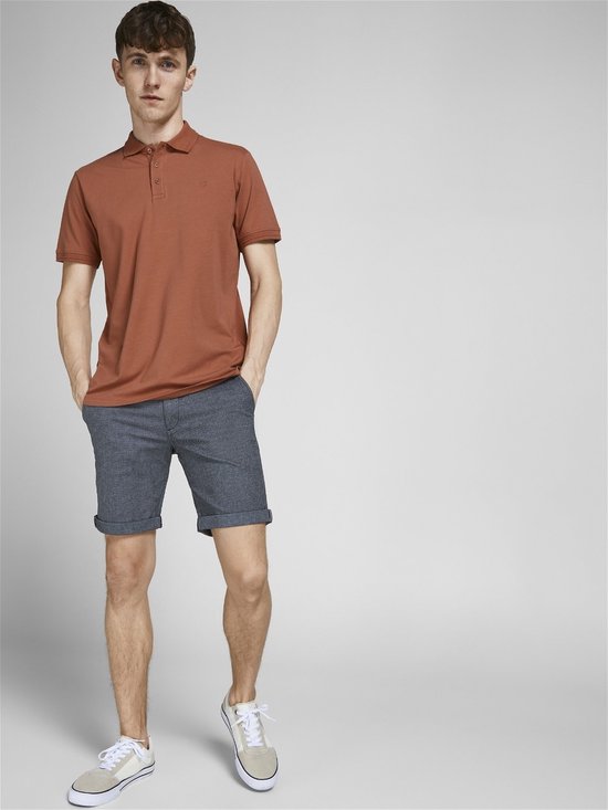 Jack & Jones Regular Fit Chinoshorts mit Gürtelschlaufen Modell 'DAVE