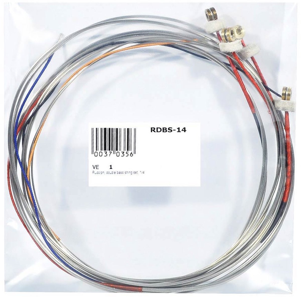 Rudolph RDBS-14 double bass string set, 1/4