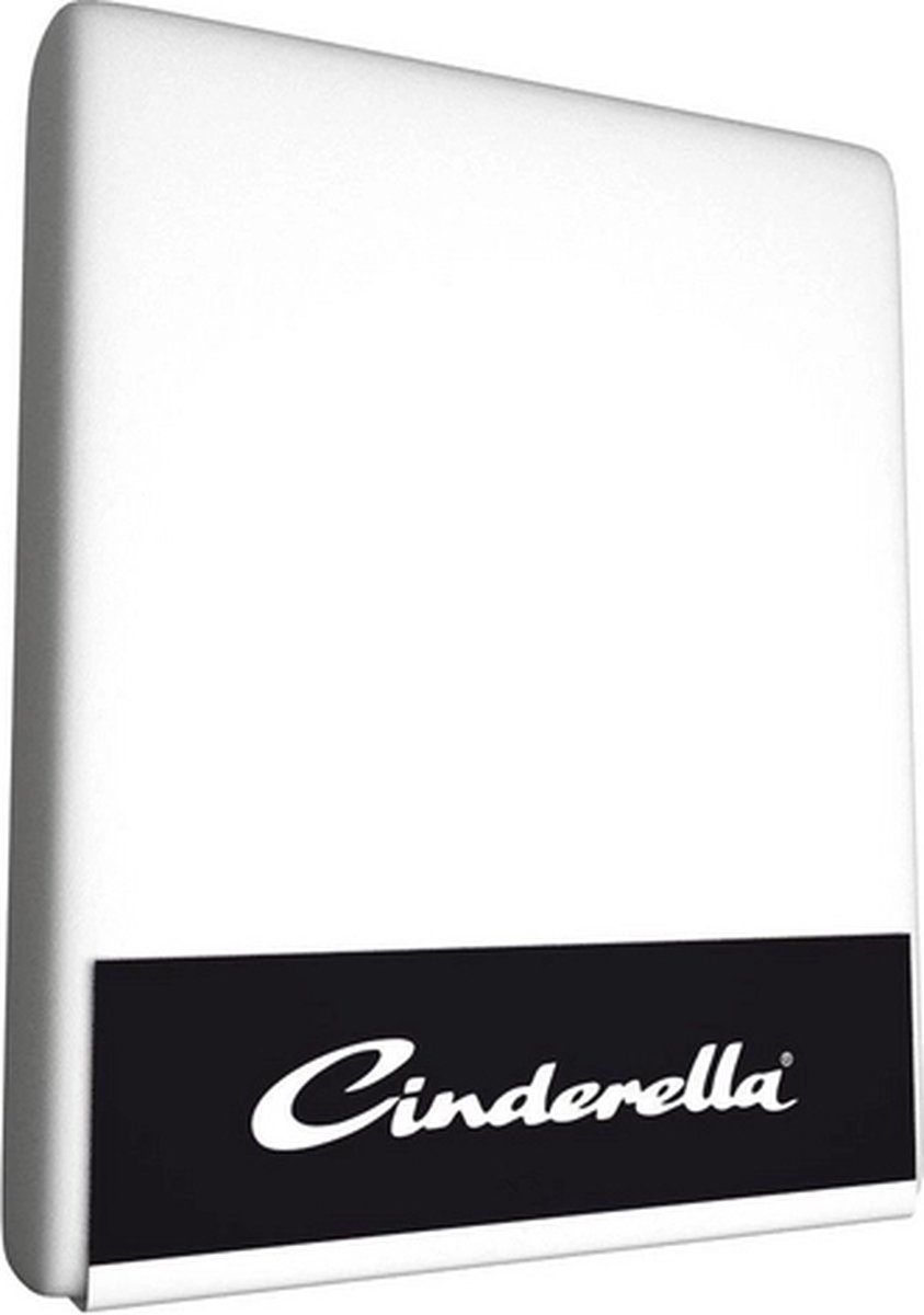 Cinderella hoeslaken jersey 180X200/210 (01)white (tot 25cm) white (01)