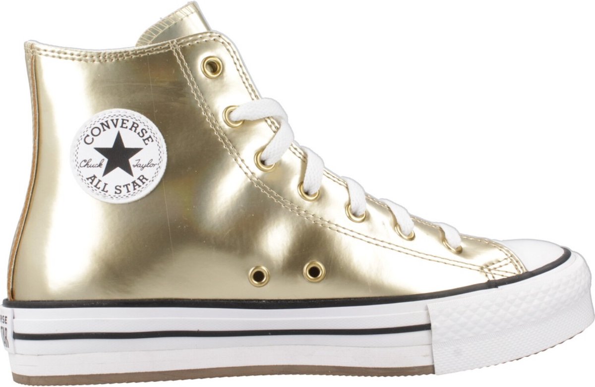 CONVERSE CHUCK TAYLOR ALL STAR EVA LIFT PLATFORM METALLIS 38 5 EU Goud