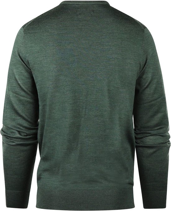 Pull Steppin' Out Col V Laine Mérinos Vert Sage - Taille XL - Homme