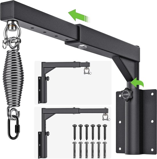 Pull up bar Wandmontage Punch Bag Beugel Met Een stuk ontwerp voor maximaal 500 KG Pull up bar Wandmontage Punch Bag Beugel Met Een stuk ontwerp voor maximaal 500 KG