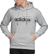 adidas Brilliant Basics M Hoodie  EI4621, Mannen, Grijs, Sporttrui casual maat: M EU
