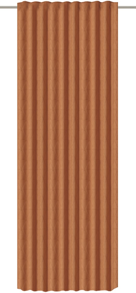 Elbersdrucke Gordijn met verborgen lussen Sunny 255x140 cm terra GelbOrange