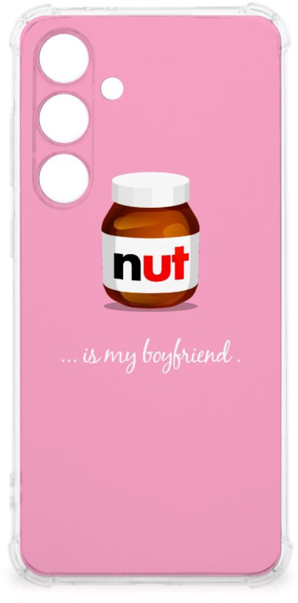 TPU Case Anti-Shock voor Samsung Galaxy S24 FE Beschermhoes Nut Boyfriend
