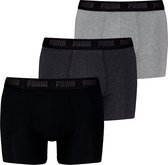 Puma Lange short - 002 Black/Grey - maat XL (XL) - Heren Volwassenen - Katoen/elastaan- 701226820-002-XL