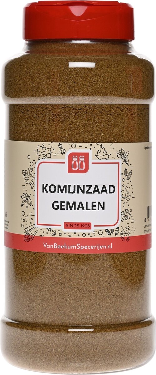 Goedkoopste Van Beekum Specerijen - Komijnzaad Gemalen - Strooibus 400 gram