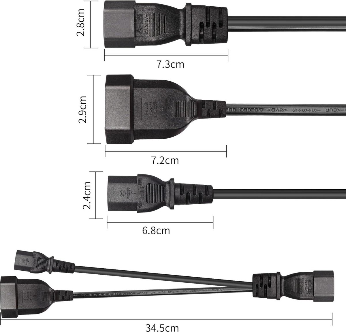 Stroomsplitterkabel
