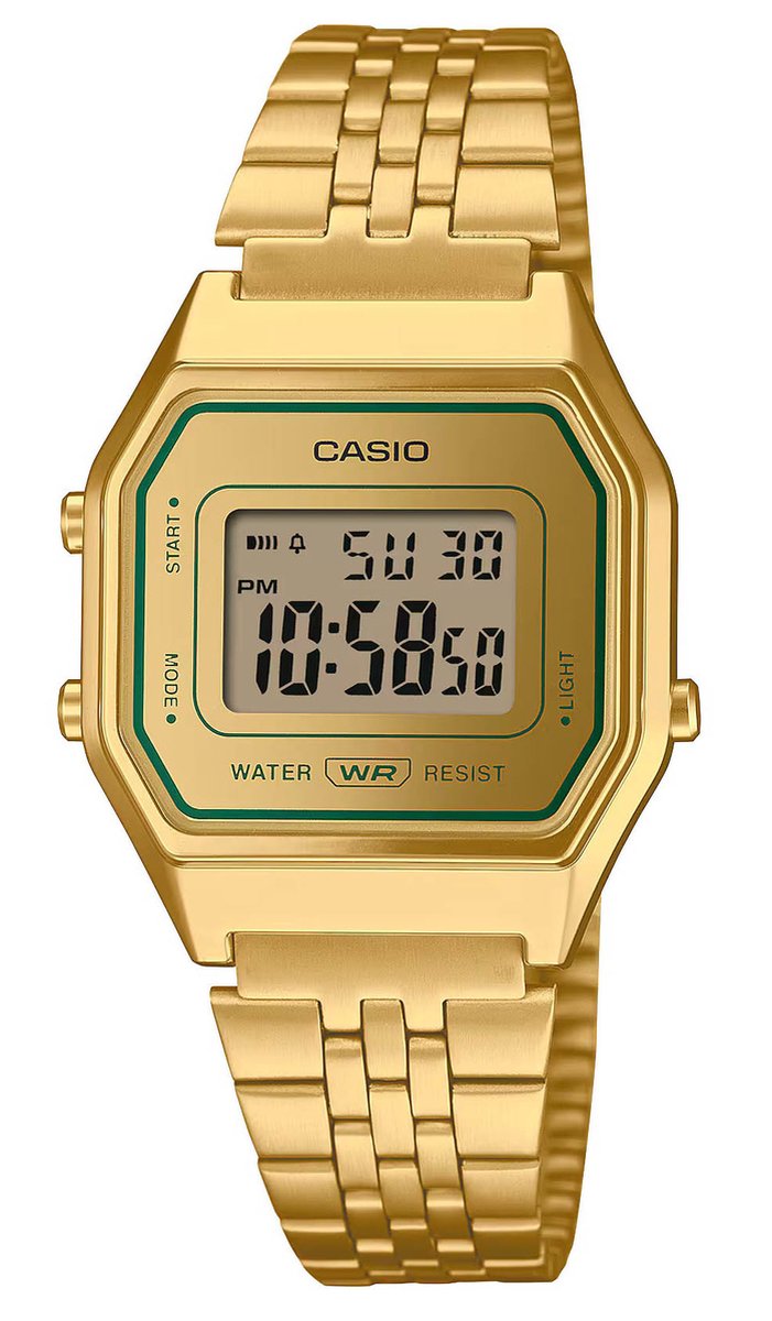 Casio Casio Collection Vintage LA680WEGV-9AEF Horloge - Staal - Goudkleurig - Ø 28 mm