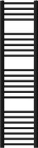 Bol.com Badkamerradiator Sahara 300x1400 mm zwart mat met zijaansluiting LuxeBath aanbieding