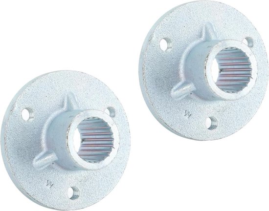 17T 3 Stud Achterwielnaaf, Paar Asstaallegeringen Achteraswielnaaf, Geschikt voor Quad ATV Dune Go Kart met 5 Inch Banden
