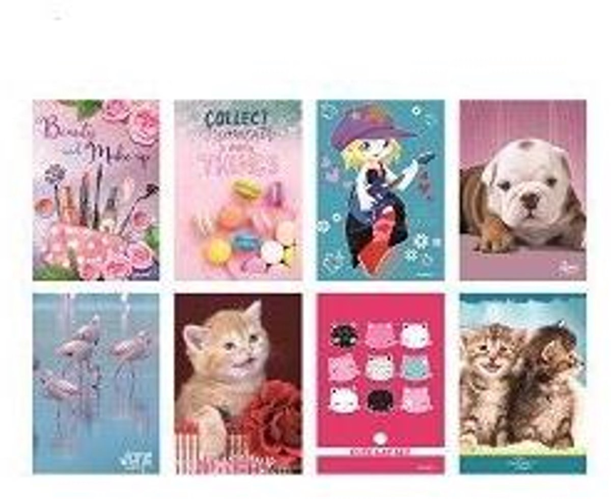 Blasetti 7058 schrijfblok & schrift A4 20 vel Verschillende kleuren