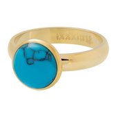 iXXXi JEWELRY - 1 Stone blue turquoise - Goudkleurig - 4mm - Maat 20