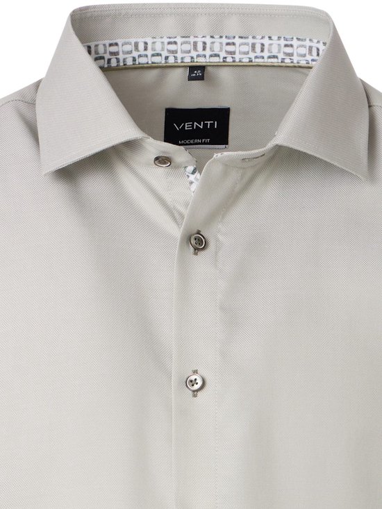 Chemise Venti verte, col Kent, coupe moderne, Katoen - XL