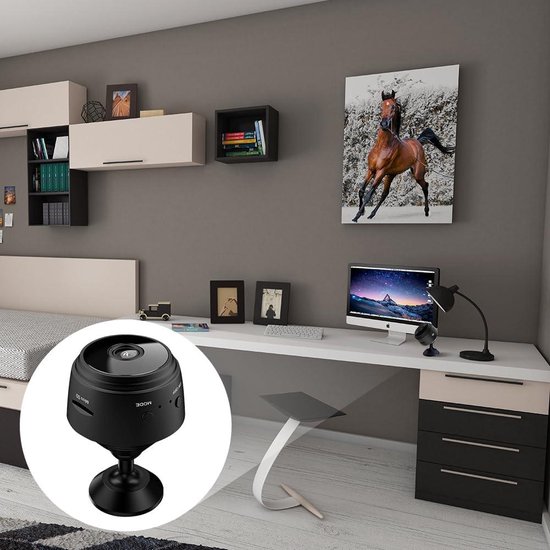 Bewakingscamera SZSMART A6 WIFI 1080P nachtzicht bewegingsdetectie 32G - Bewakingscamera | fnac België