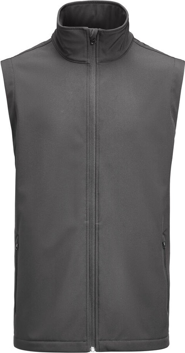 James Harvest Valley VestBodywarmer Heren 2131044 - Staalgrijs - 4XL