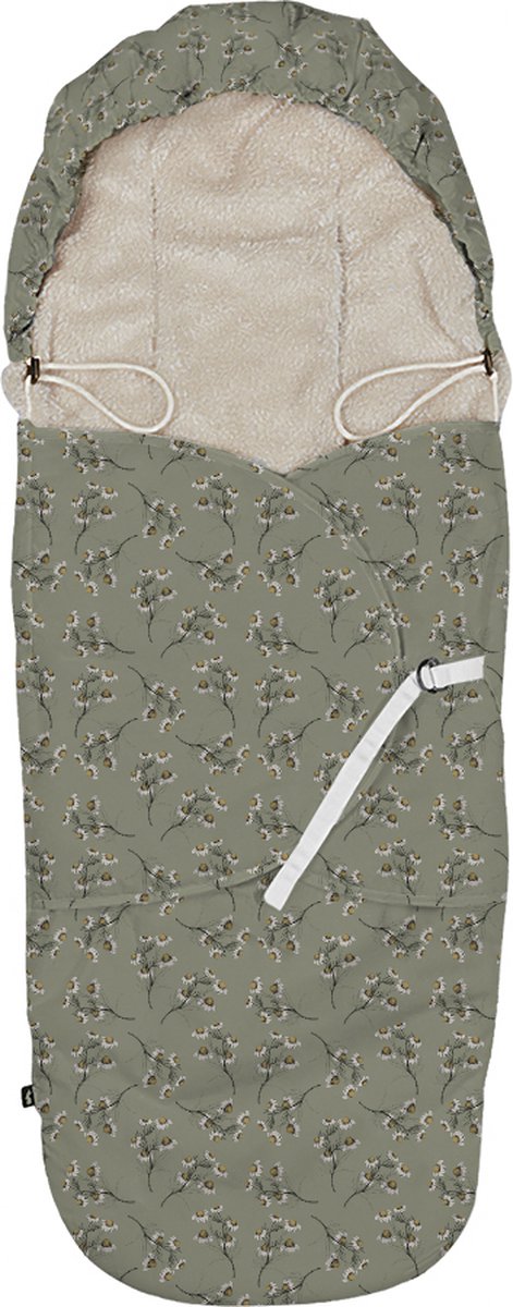Mies & Co Daisies Voetenzak - 0-12 Mnd - Teagreen