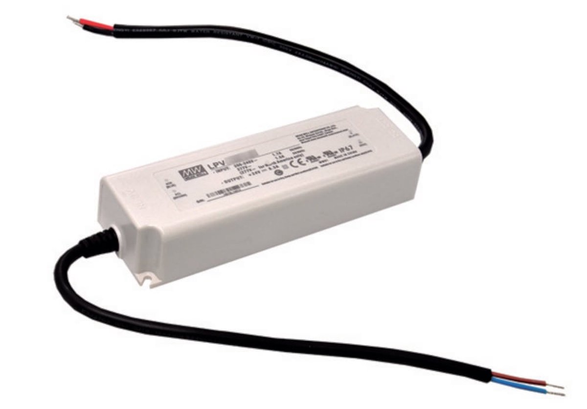 Mean Well LPV-60-12 LED-transformator Constante spanning 60 W 0 - 5 A 12 V/DC Niet dimbaar, Overbelastingsbescherming 1