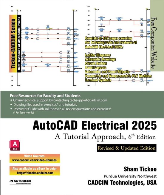 AutoCAD Electrical 2025 A Tutorial Approach, 6th Edition (ebook), Sham