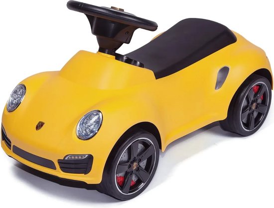 Porsche 911 Porteur Enfant - 1 à 3 ans - Voiture à Pousser - Jaune