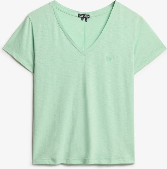 Superdry T-shirt STUDIOS SLUB EMB VEE TEE femme
