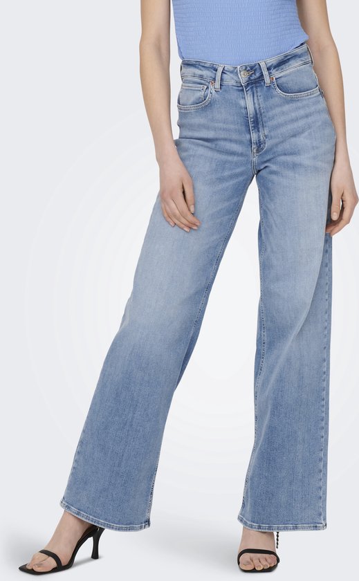 UNIQUEMENT ONLMADISON BLUSH HW WIDE DNM CRO371 NOOS Femme - Taille LX L32