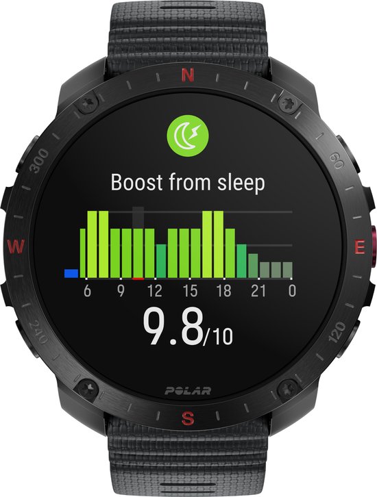 Polar Grit X 2 Pro Zwart + HR Hartslagmeter Borstband