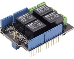 Seeed Studio Relay Shield v3.0 - Arduino compatibel - Met 4 relais