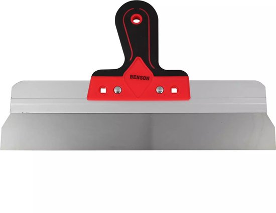 Benson Spackmes - RVS - Ergonomisch - 350 mm - Voor gladstrijken en stucen