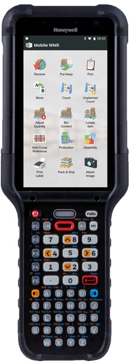 Honeywell CK67 PDA 10,9 cm (4.3) 480 x 800 Pixels Touchscreen 508 g Zwart
