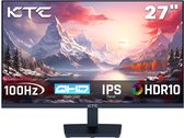 Vooraanzicht van een KTC 27-inch QHD IPS HDR10 monitor met 100Hz.