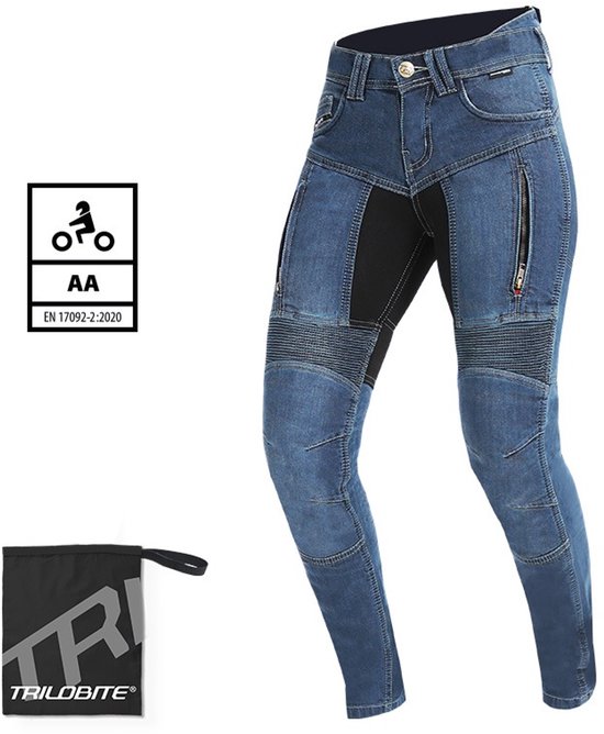 Trilobite 661 Parado Skinny Fit Ladies Jeans Long Blauw Level 2 - Maat 32 - Broek