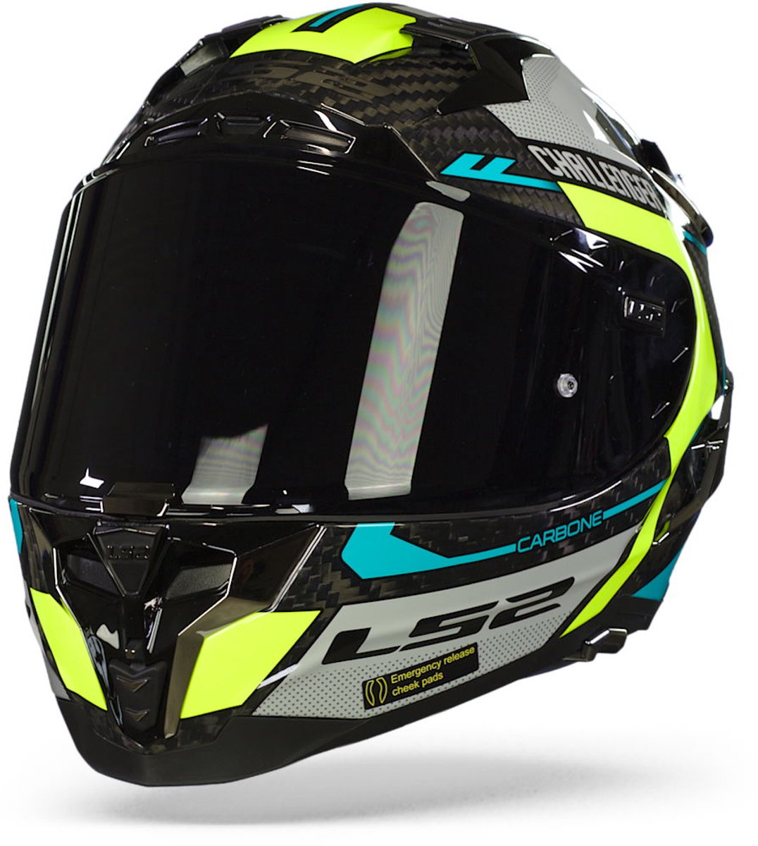 LS2 Helm Challenger CT2 Thorn FF327 geel maat XL