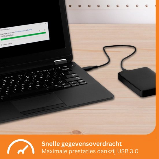 ApexArte® Externe Harde Schijf 2 TB - Zwart van Merkloos — afbeelding 3