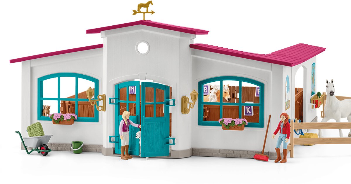 schleich HORSE CLUB Rijhal Peppertree - Paardentraining - Paardenspeelgoed - 42639 — afbeelding 15