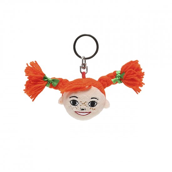 Foto: Kinderboekenlicenties pippi langkous sleutelhanger pippi hoofd 