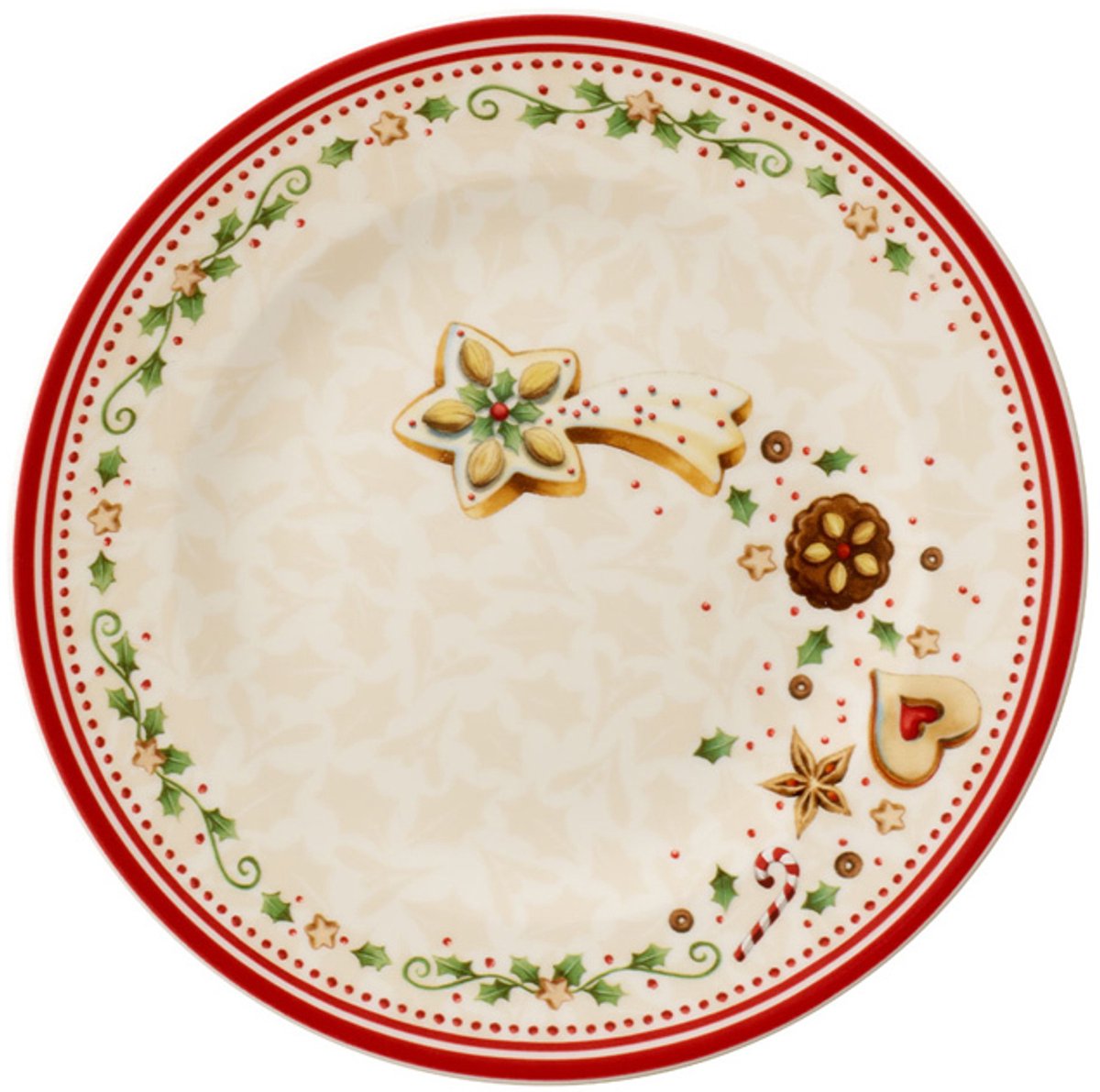 Villeroy & Boch Winter Bakery Delight Ontbijtbord 22 cm Vallende ster NEW - For Me