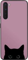 OnePlus Nord hoesje - Zwarte kat