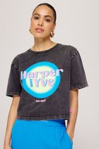 Harper & Yve Hotstuff-ss Hauts T-shirts et T-shirts Femme - Chemise - Zwart - Taille S
