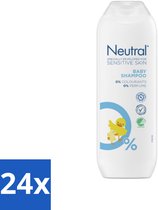 Neutral - Babyshampoo - Gevoelige huid - Parfumvrij - Zonder Kleurstoffen - 250 ml - Voordeelverpakking - 24 stuks