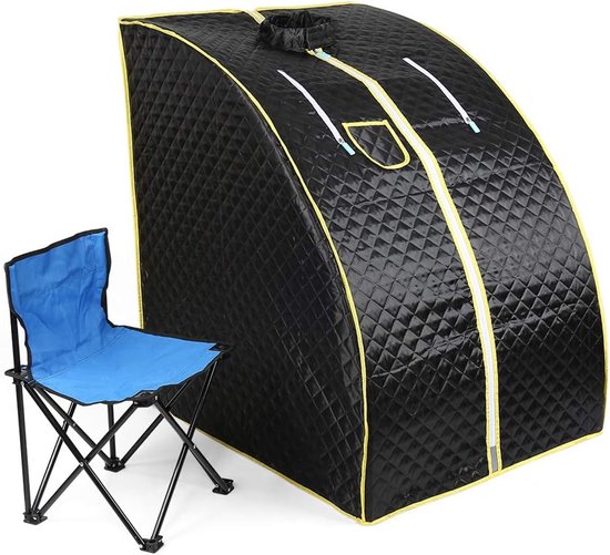 Draagbare Infrarood Sauna XL Deluxe - Toermalijn Sauna voor Eén Persoon, Opvouwbaar en... | bol