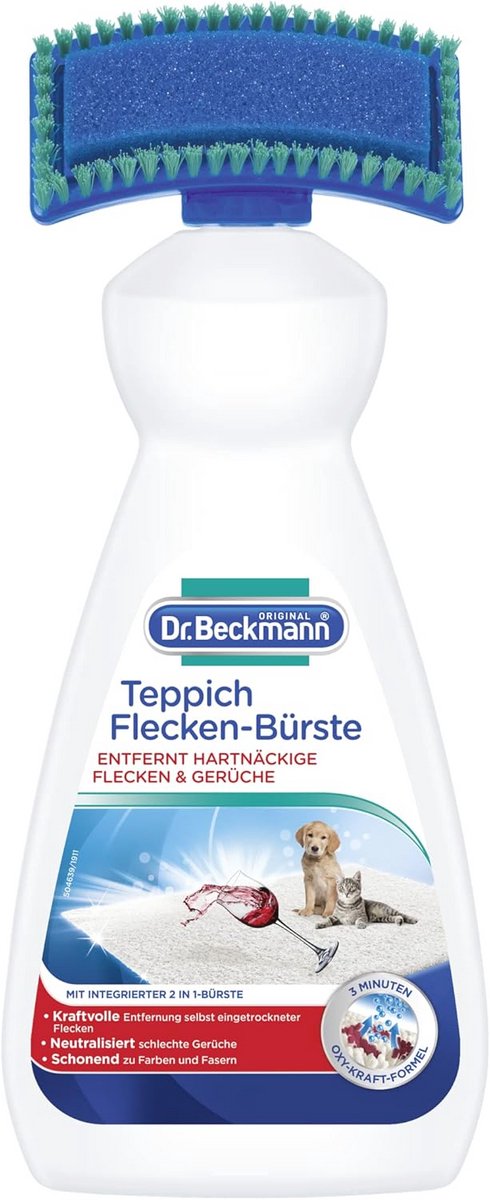 Tapijtvlekkenborstel en Reiniger - 650 ml - Verwijder Hardnekkige Vlekken en Geuren van Tapijten