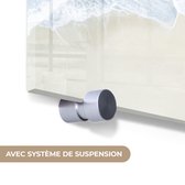 MuchoWow® Peinture sur verre - Plage - Mer - Water - Nature - 80x40 cm - Peintures sur verre acrylique - Photo sur Glas