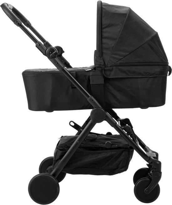 Elodie Mondo Draagmand - Mondo Reiswieg buggy - Plooibuggy - Wandelwagen- Kinderwagen-Black van Elodie — afbeelding 5