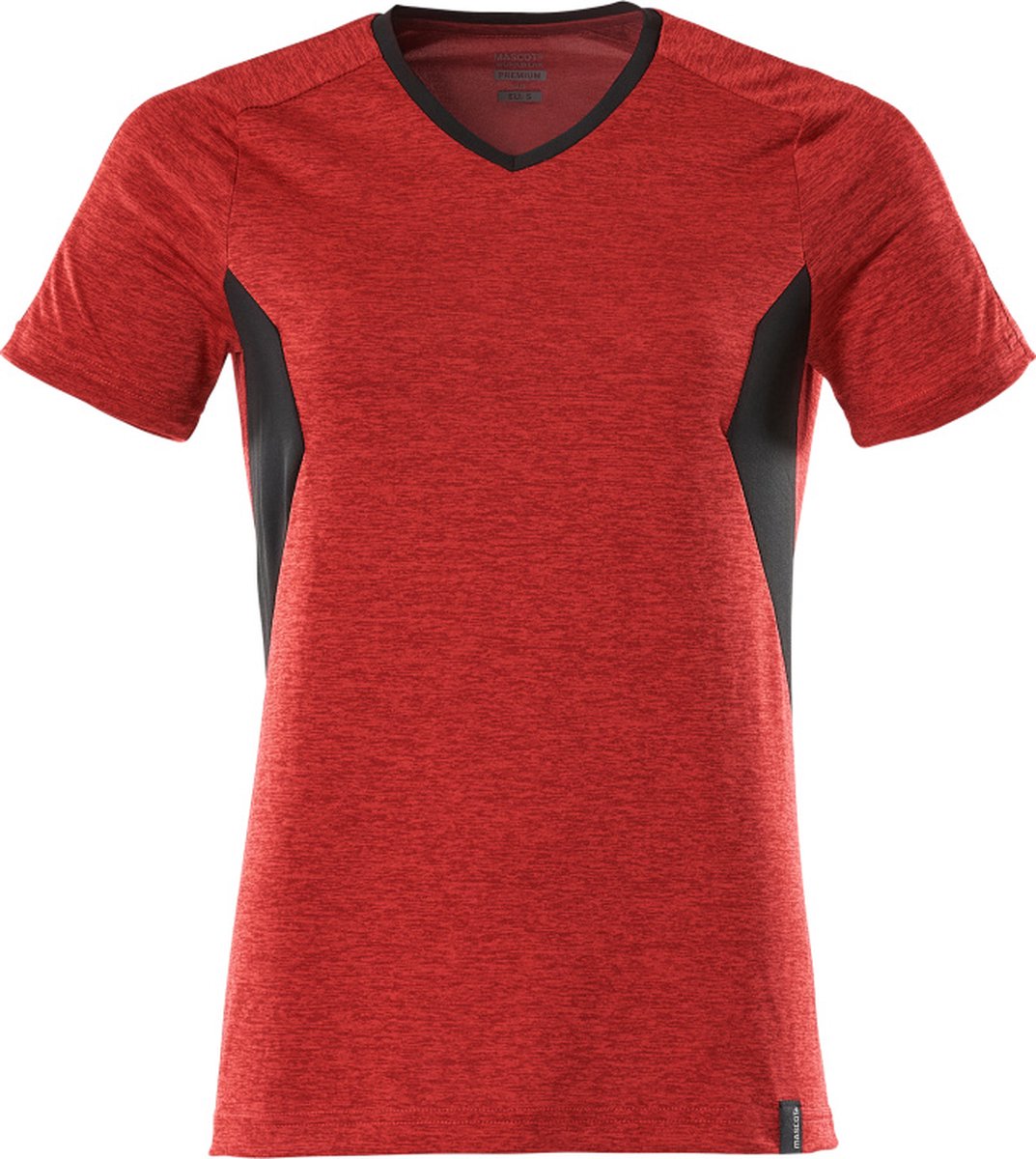 Mascot Accelerate T-shirt 18092-801 - signaalrood-gemêleerd/zwart - M